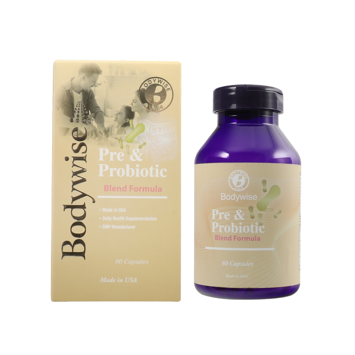 BODYWISE 美國先威益生菌益生元組合 60'S