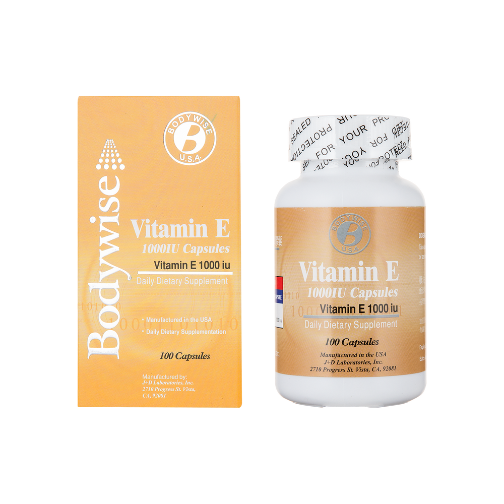 BODYWISE 美國先威維他命E1000IU 100'S