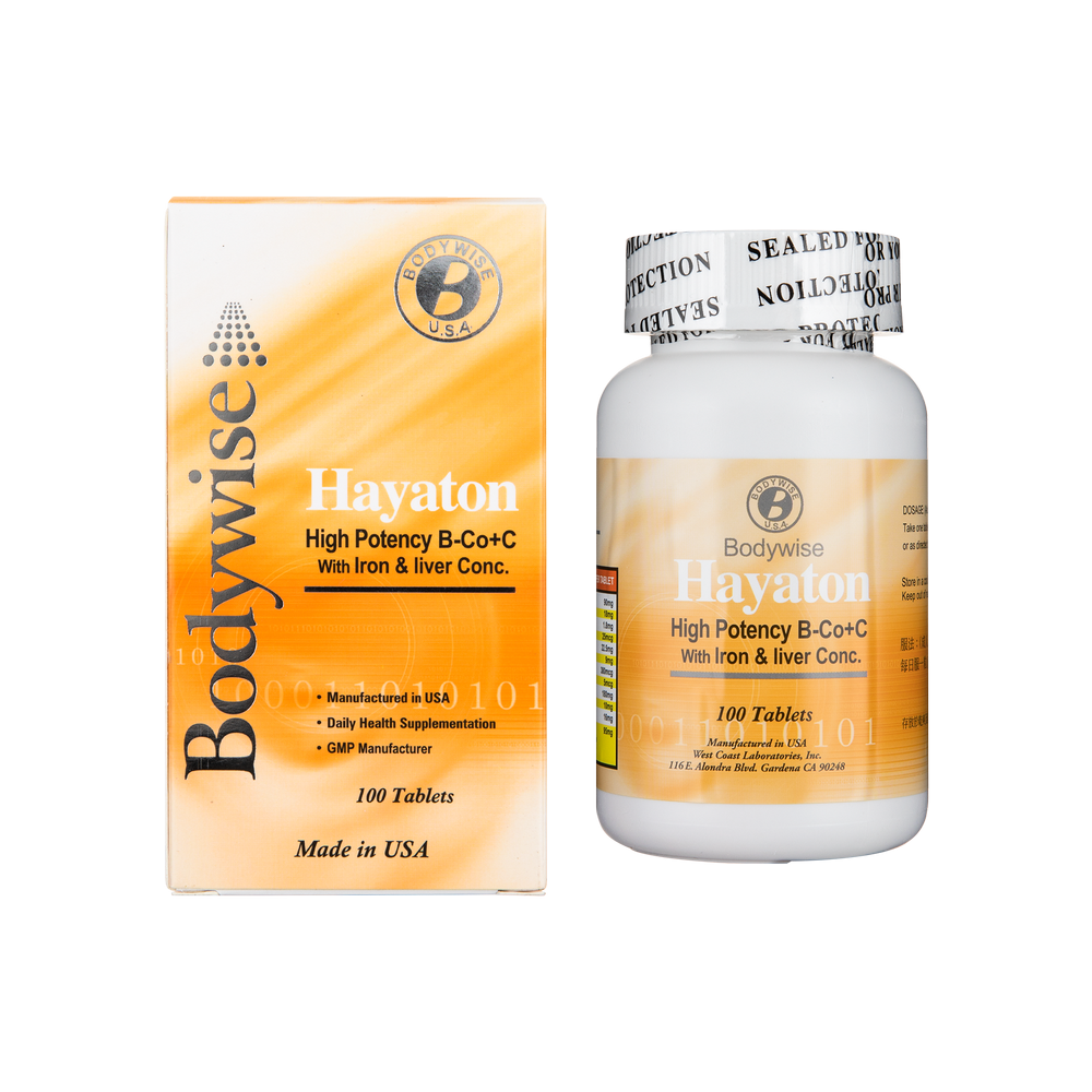 BODYWISE 先威維他命B雜+C 100'S